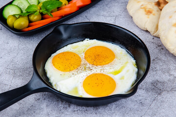 sunny side-up eggs