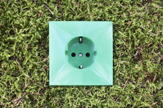 Electrical Outlet in Grass