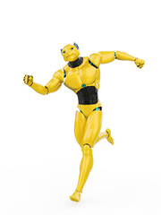 cyber tiger is running