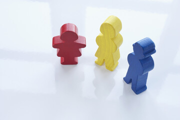 Painted Wooden Figures