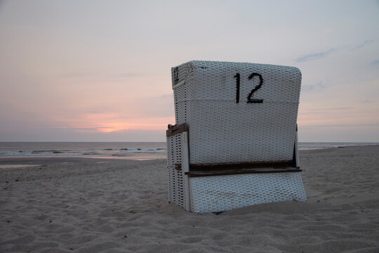 Beach Chair, Rantum, Sylt, North Sea, Germany