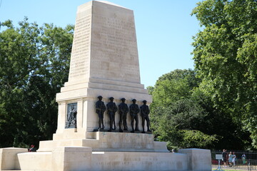 Fototapeta na wymiar The Guards Memorial in London, England United Kingdom