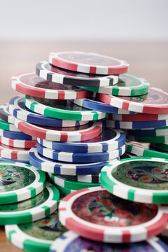Pile of Poker Chips