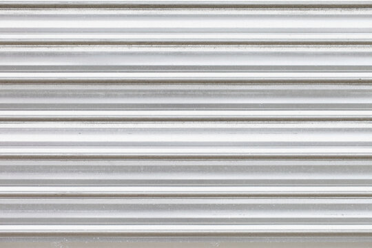 Close-up of Metal Roll up Door, Andernos, Aquitaine, France