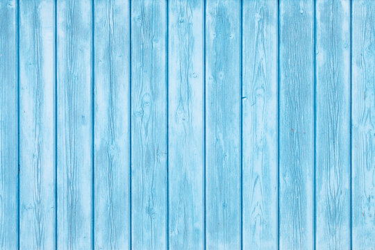 Close-up of Blue Painted Wooden Wall, Andernos, Aquitaine, France