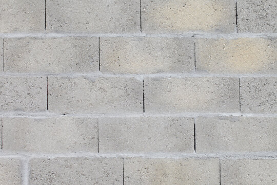 Fototapeta Close-up of Grey Brick Wall, Royan, Charente-Maritime, France
