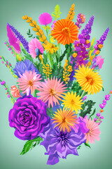 Obraz premium bouquet of flowers