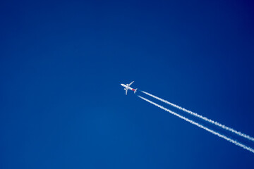 airplane in flight