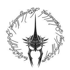 Lord of the rings -the Witch King of Angmar, Sauron, eye  Sauron, vector 