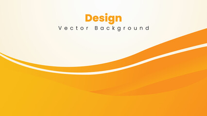 Yellow wavy vector Background