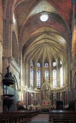 Obraz premium Image of interior of Saint Nazaire Cathedral in Beziers locatated in France
