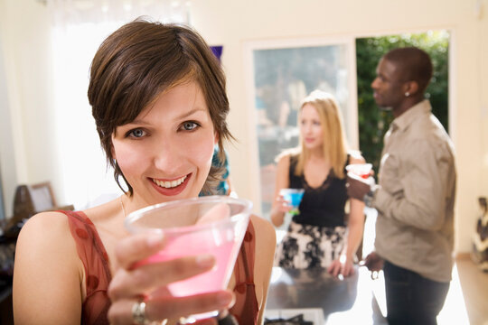 Portrait of Woman at Party