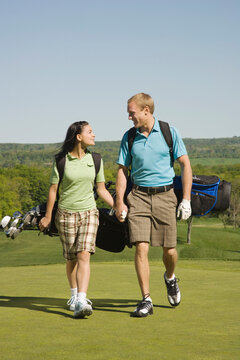 Couple on Golf Course