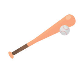 baseball ball and bat sports