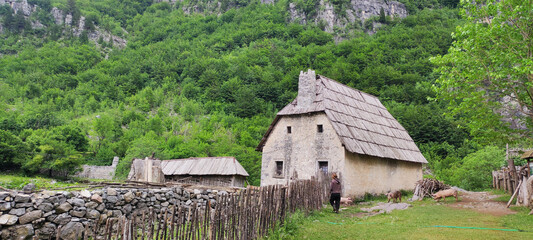 Rural life in Theth, Albania