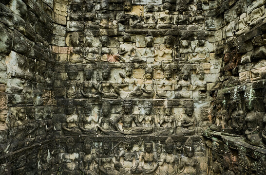 The Terrace of the Leper King, Angkor Thom, Angkor, Cambodia