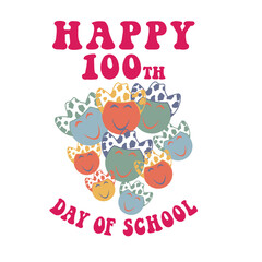 100 days of school smiley face svg png, 100 Days of School Svg, Happy 100 Days of School Svg, School 100th Day Svg, Back to School Svg, Teacher School Svg, 100 Days of School Shirt
