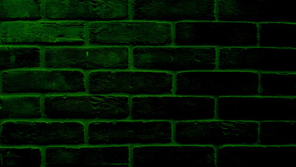 Dark spotlight brick wall  texture background