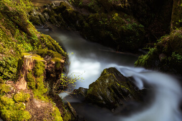 Beginn des Wasserfalls