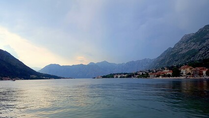 MONTENEGRO-Kotor Bay are a series of coves on the southern Dalmatian coast of the Adriatic 
Sea in Montenegro