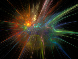 Obraz premium Imaginatory fractal abstract background Image