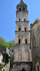 Fototapeta na wymiar MONTENEGRO-Kotor Bay are a series of coves on the southern Dalmatian coast of the Adriatic Sea in Montenegro