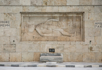 Tomb of the Unknown Soldier on Syntagma Square in Athens, Greece