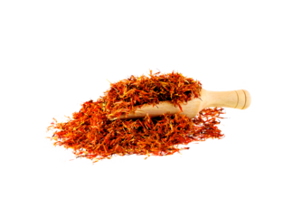 Safflower petals  isolated  on  trasparent  png