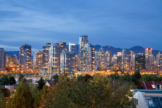Vancouver Skyline, British Columbia, Canada