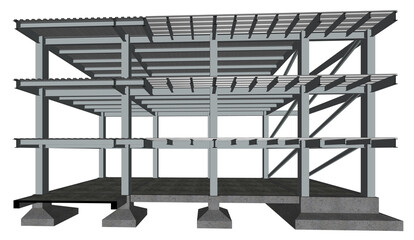 Steel Structure - SET1 - Cut Section 1