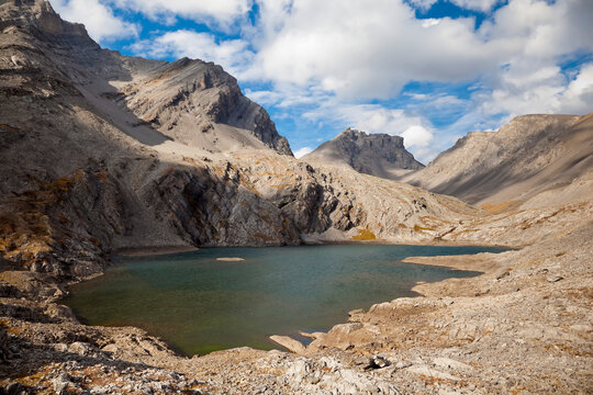 Headwall Lakes in the Kananaskis Range, Rocky Mountains, Peter Lougheed Provincial Park, Alberta, Canada