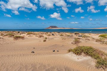 sand dunes and beach