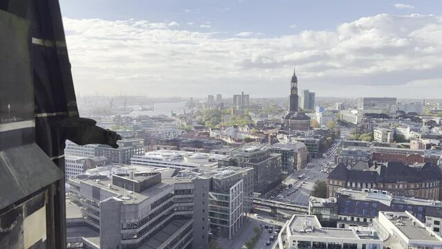 Perspective View from St. Nikolai Memorial Church (Mahnmal St. Nikolai Kirche)