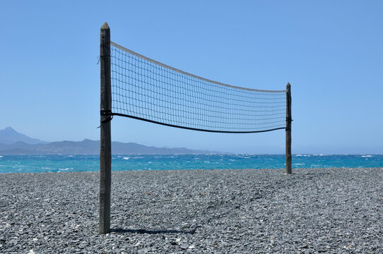 Volleyball Net, Corsica, France