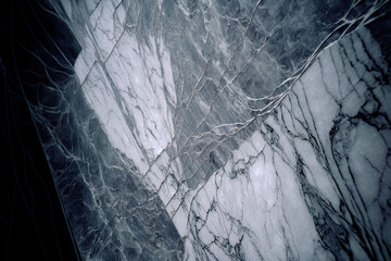Obraz premium Background texture of grey marble. Generative AI