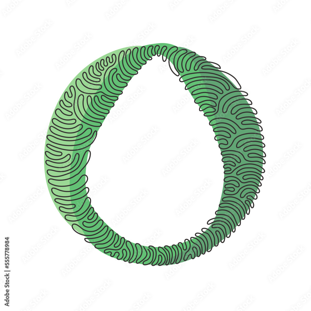 Poster continuous one line drawing magnifying glass or search icon. flat magnifier for use in web design, u