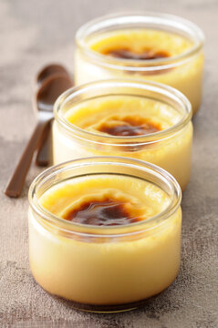 Close-up of Creme Caramel