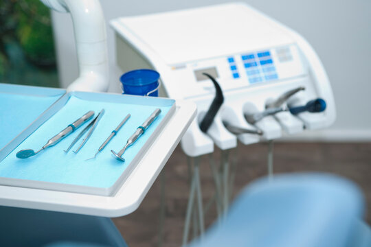 Dental Instruments on Tray