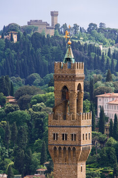 Tower of the Uffizi Gallery, Florence, Italy