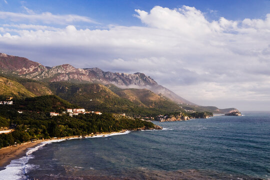 Coastal Region Between Budva and Sveti Stefan, Montenegro