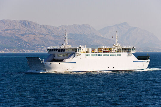 Ferry Crossing the Adriatic Sea, Croatia