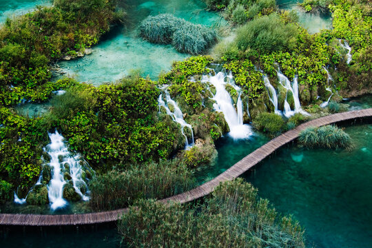 Lower Falls, Plitvice Lakes National Park, Croatia