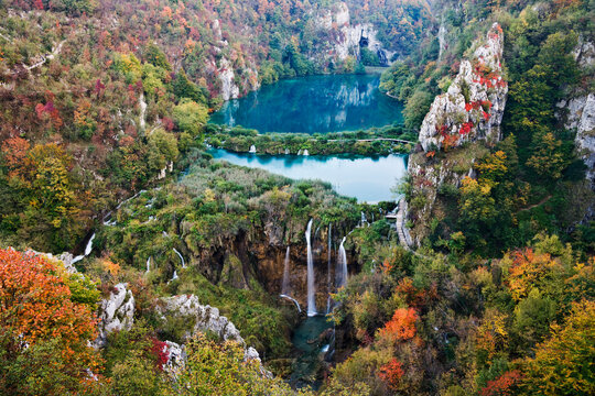 Lower Falls, Plitvice Lakes National Park, Croatia