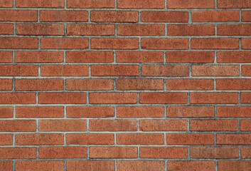 Obraz premium Texture of beautiful red brick stone wall as background