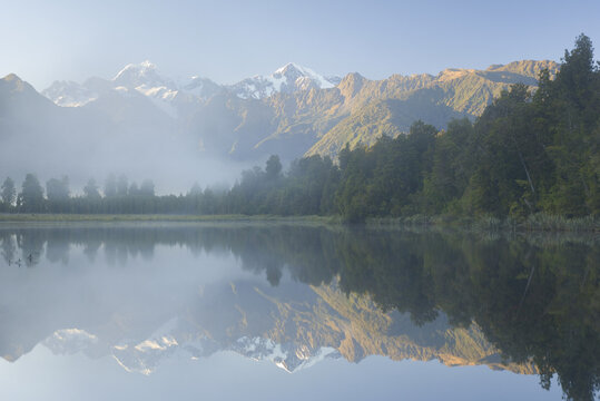 Lake Matheson, Westland, South Island, New Zealand