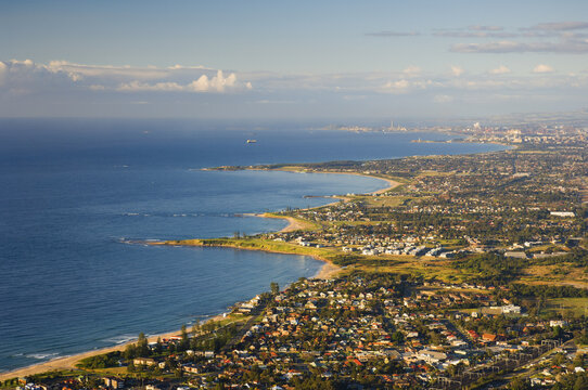 View of Wollongong From Sublime Point, New South Wales, Australia