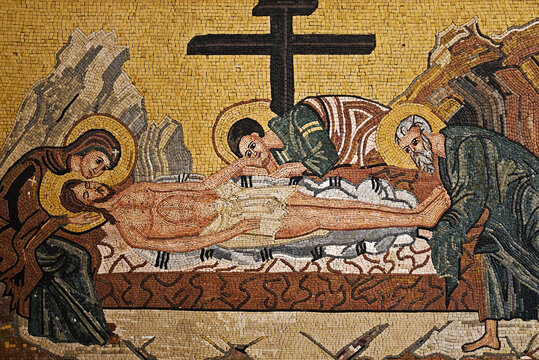 Christian Mosaic, St. Georges Church, Madaba, Jordan