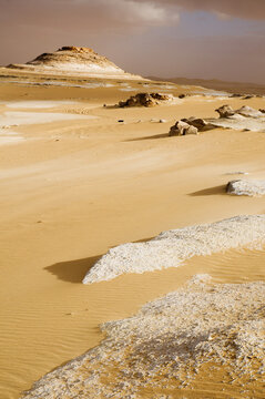 Overview of Desert, Bir Wahed, Libyan Desert, Egypt
