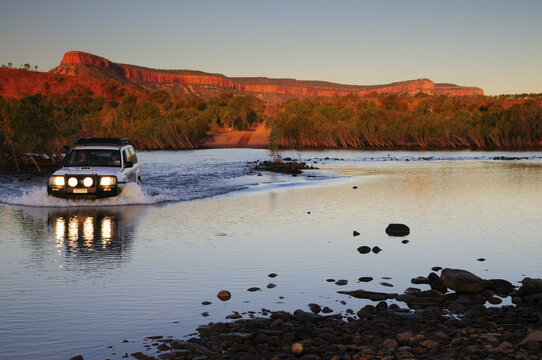 Pentecost River Crossing and Cockburn Ranges, Gibb River Road, Kimberley, Western Australia, Australia