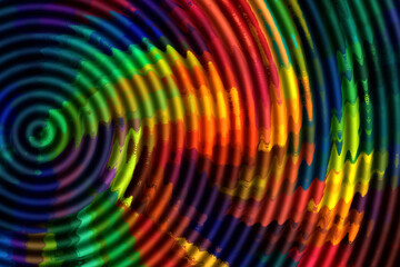 Bursting swirl of colors.  Rippling mixture of colors and tone. Imagination, creative, art concept. 